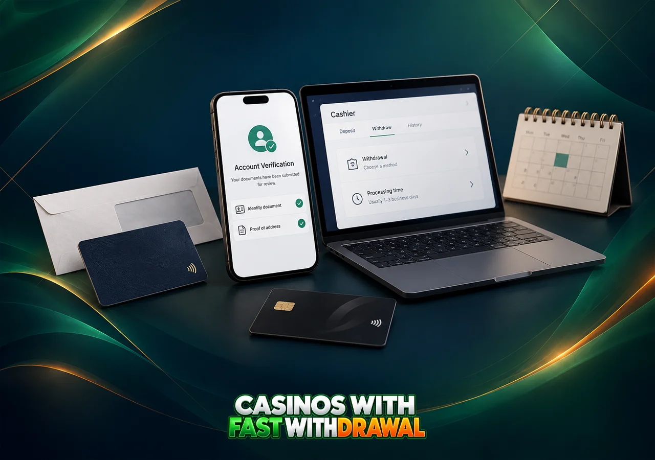 A green phone confirmation sits between account screens and a desk calendar